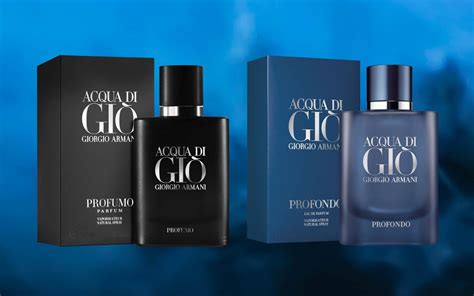 acqua di gio vs profumo.